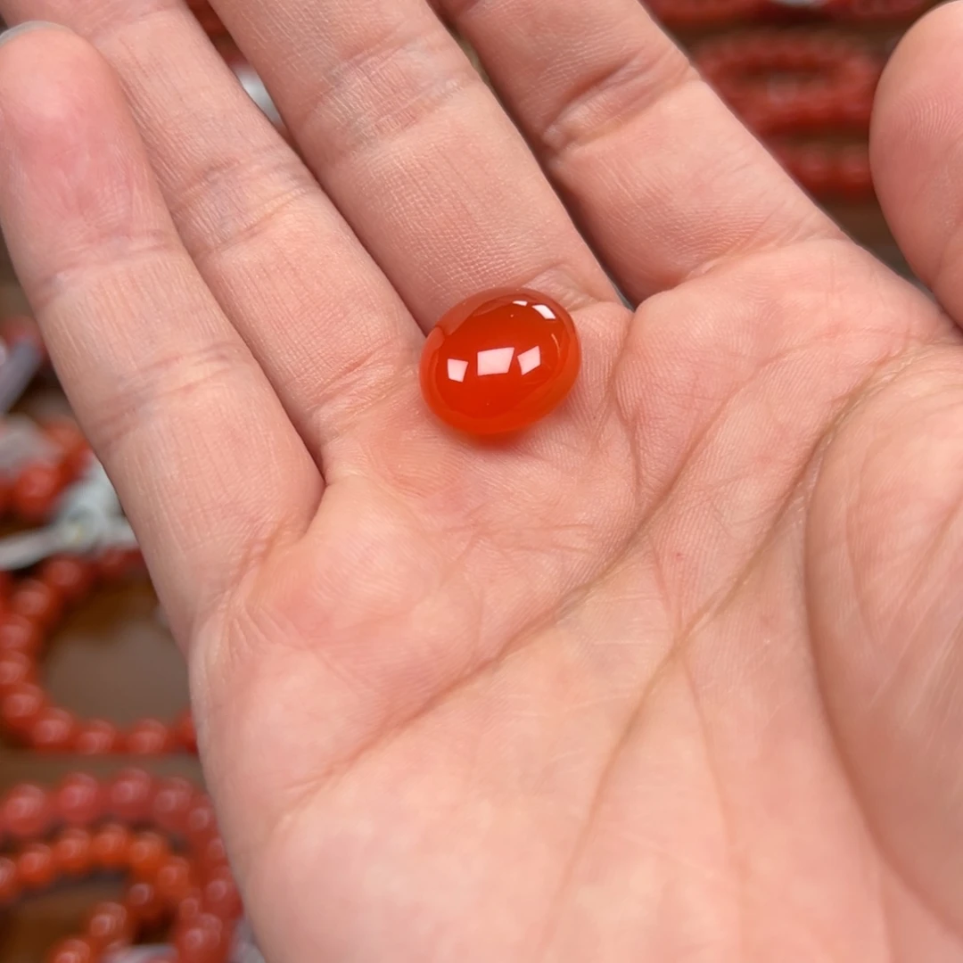 F***。南红玛瑙未镶嵌手链