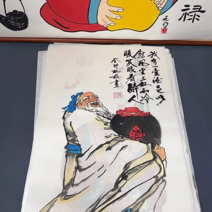 国画禅意画纯手绘作品