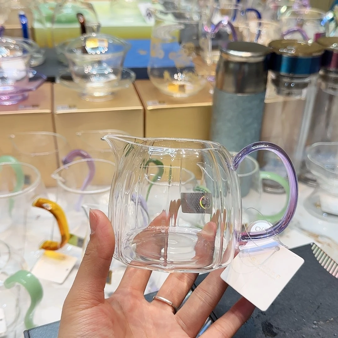 禾器浅紫色倾妍公道杯