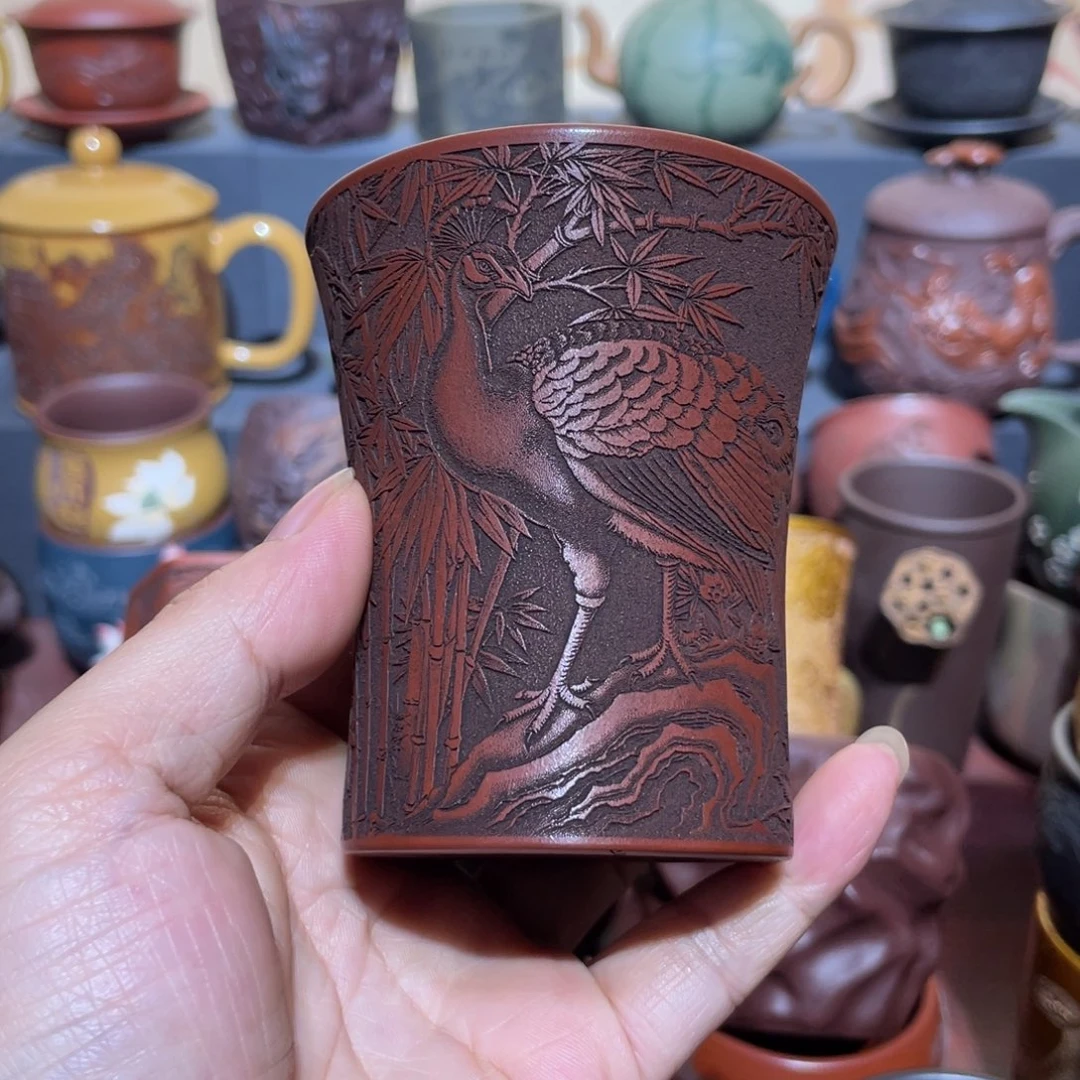 原矿紫砂手工主人杯