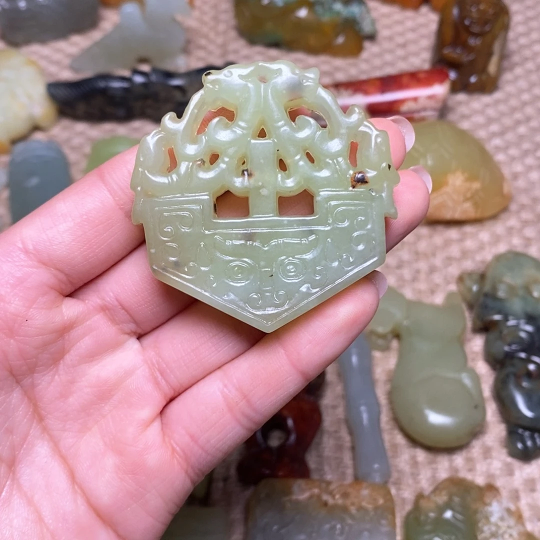 白玉菩提吊坠白玉菩提白玉菩提摆件