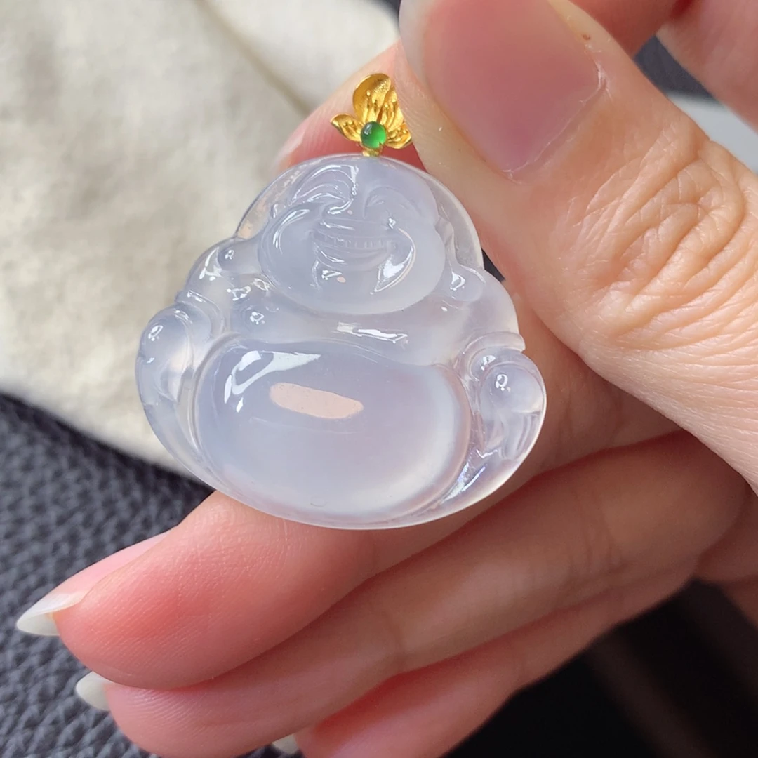 【闪购商品】吊坠(赠链)18K金镶嵌翡翠