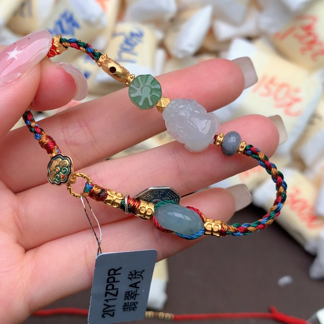 【闪购商品】翡翠手绳未镶嵌༄****一