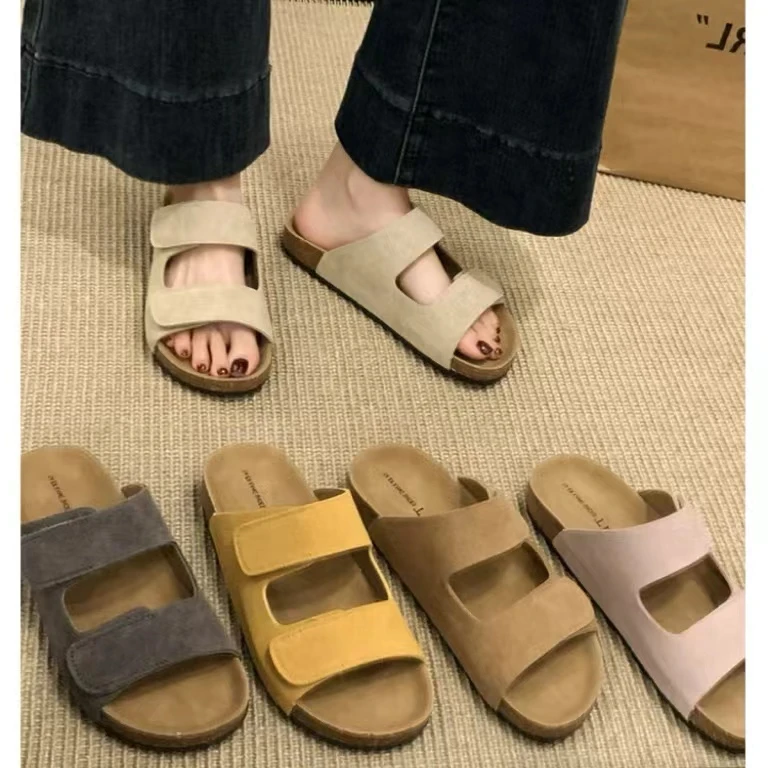 夏款法式拖鞋女新款配裙子仙女风透气拖鞋8822-6