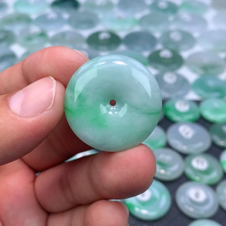 颈饰未镶嵌翡翠缅甸天然A货翡翠29.6-6.7