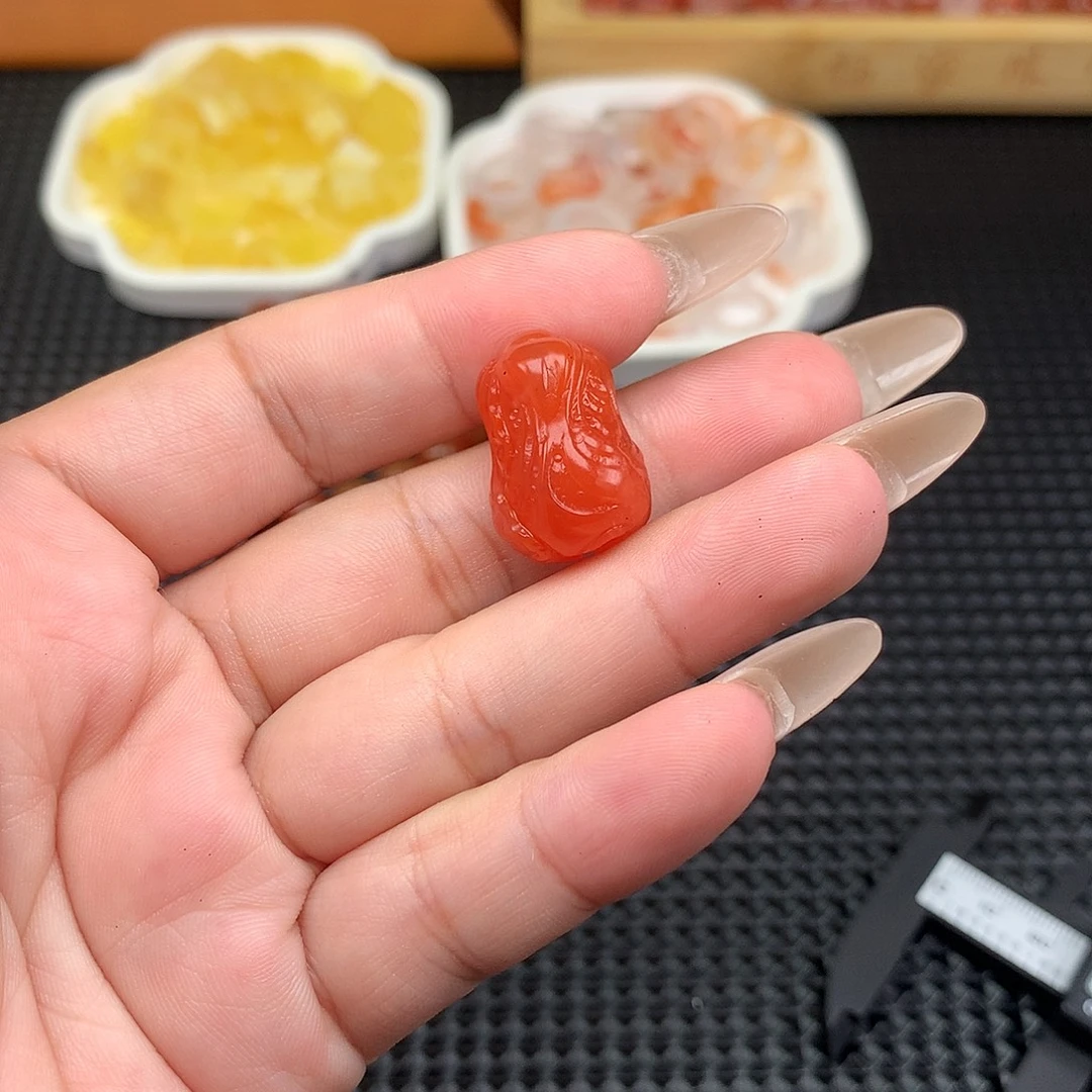 南红玛瑙未镶嵌吊坠(不含链)