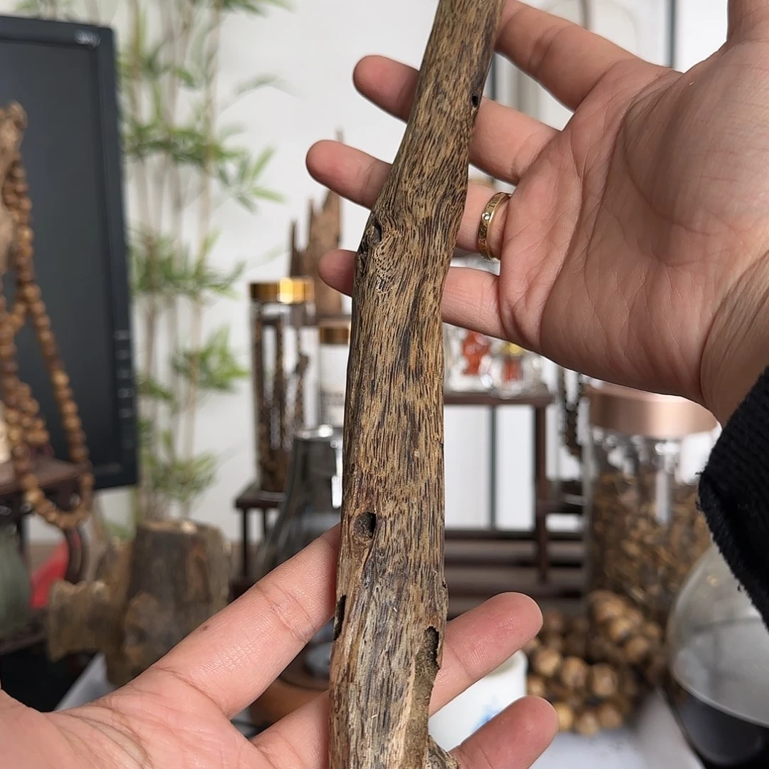 沉香沉香碎屑奇楠沉香老乌身虫漏料33克+