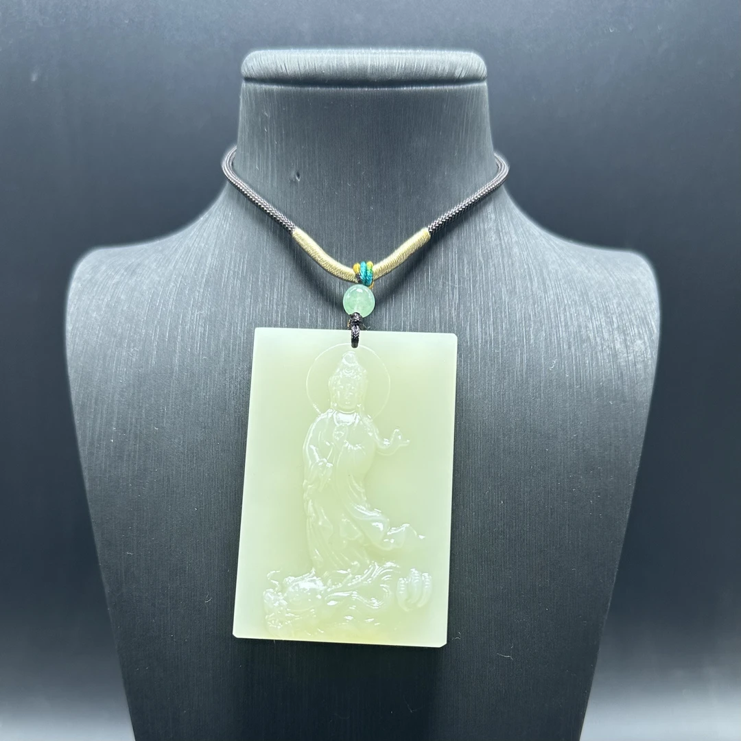 晴水站龙观音牌挂件20092