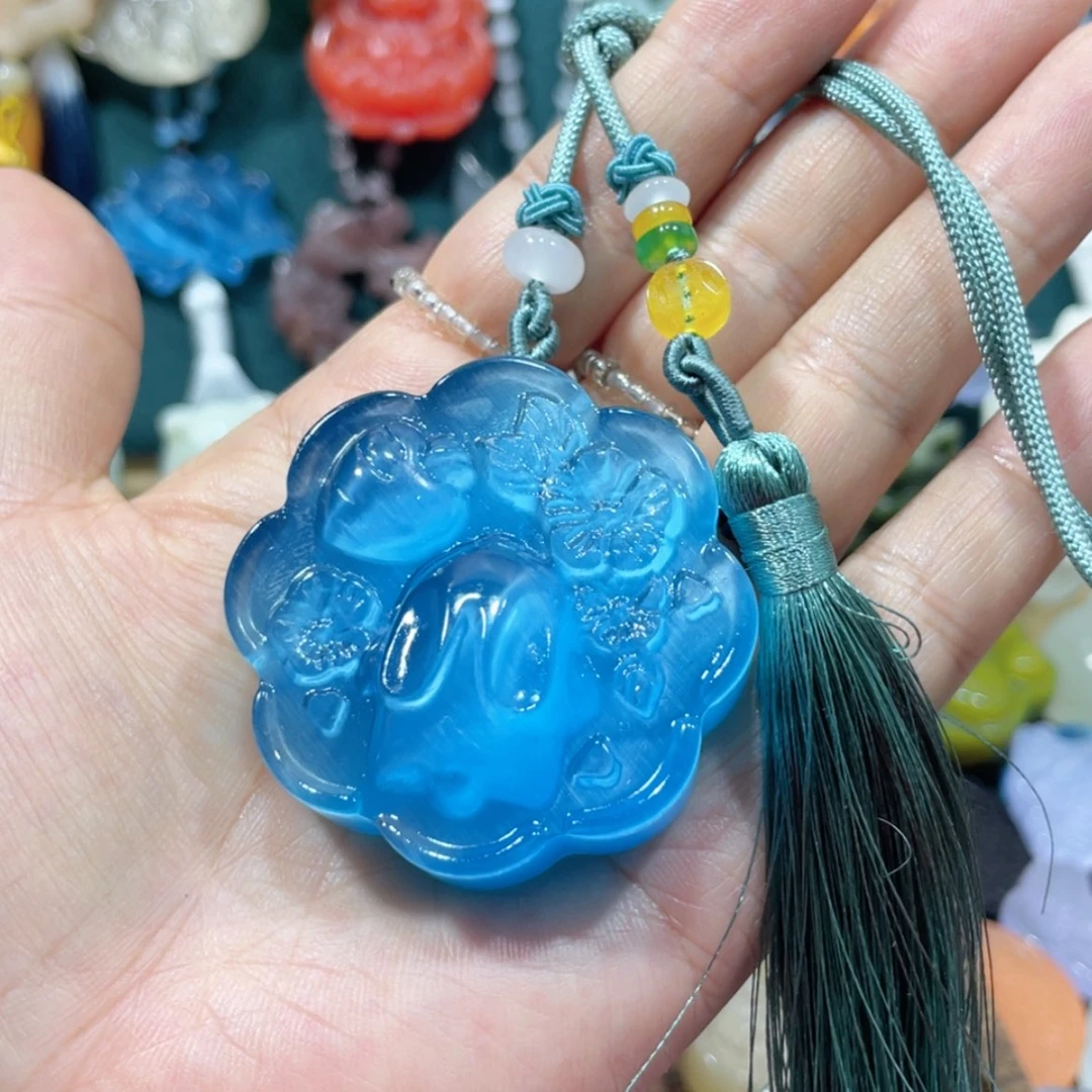 【闪购商品】未镶嵌岫玉颈饰34手把多色