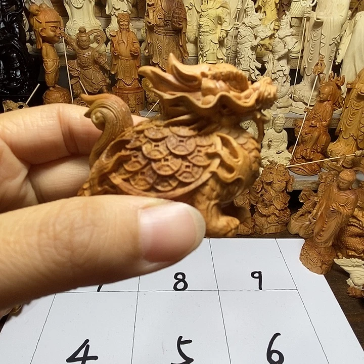 柏木（崖柏）龙龟手把
