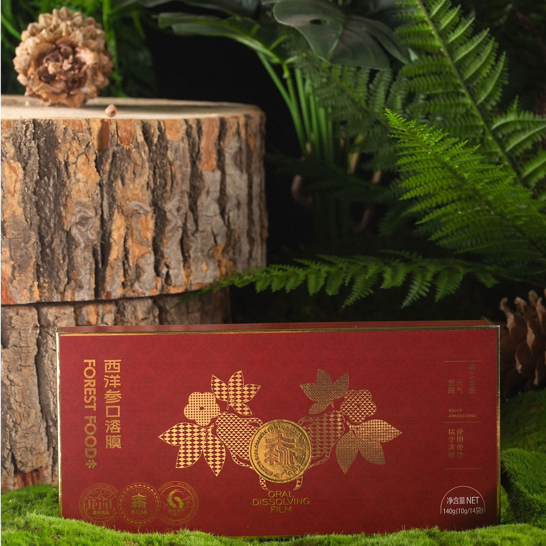 龙江森工 西洋参口溶膜6.72g（0.12g*14片*4盒）