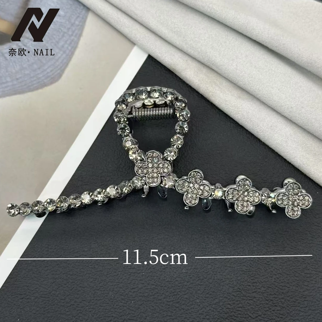 【NAIL·奈欧】设计师系列6214四叶草大抓夹鲨鱼夹