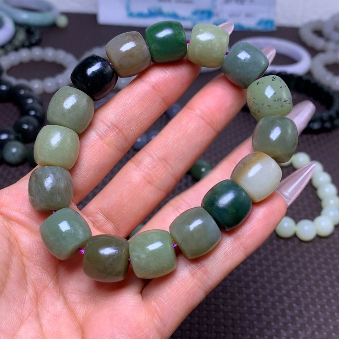 未镶嵌手串和田玉卡14