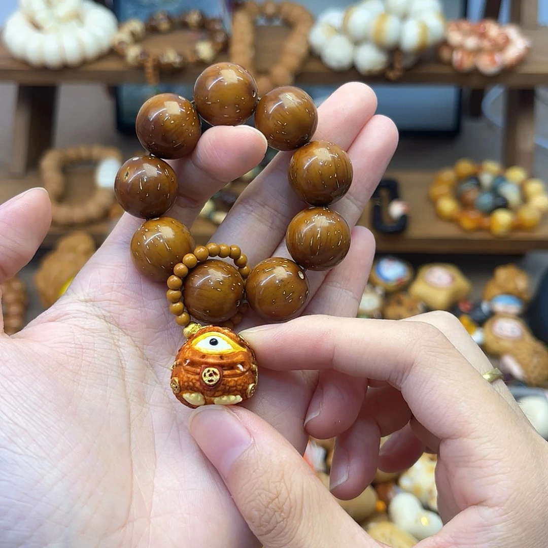 紫金鼠手串娜*¥手捻小兽