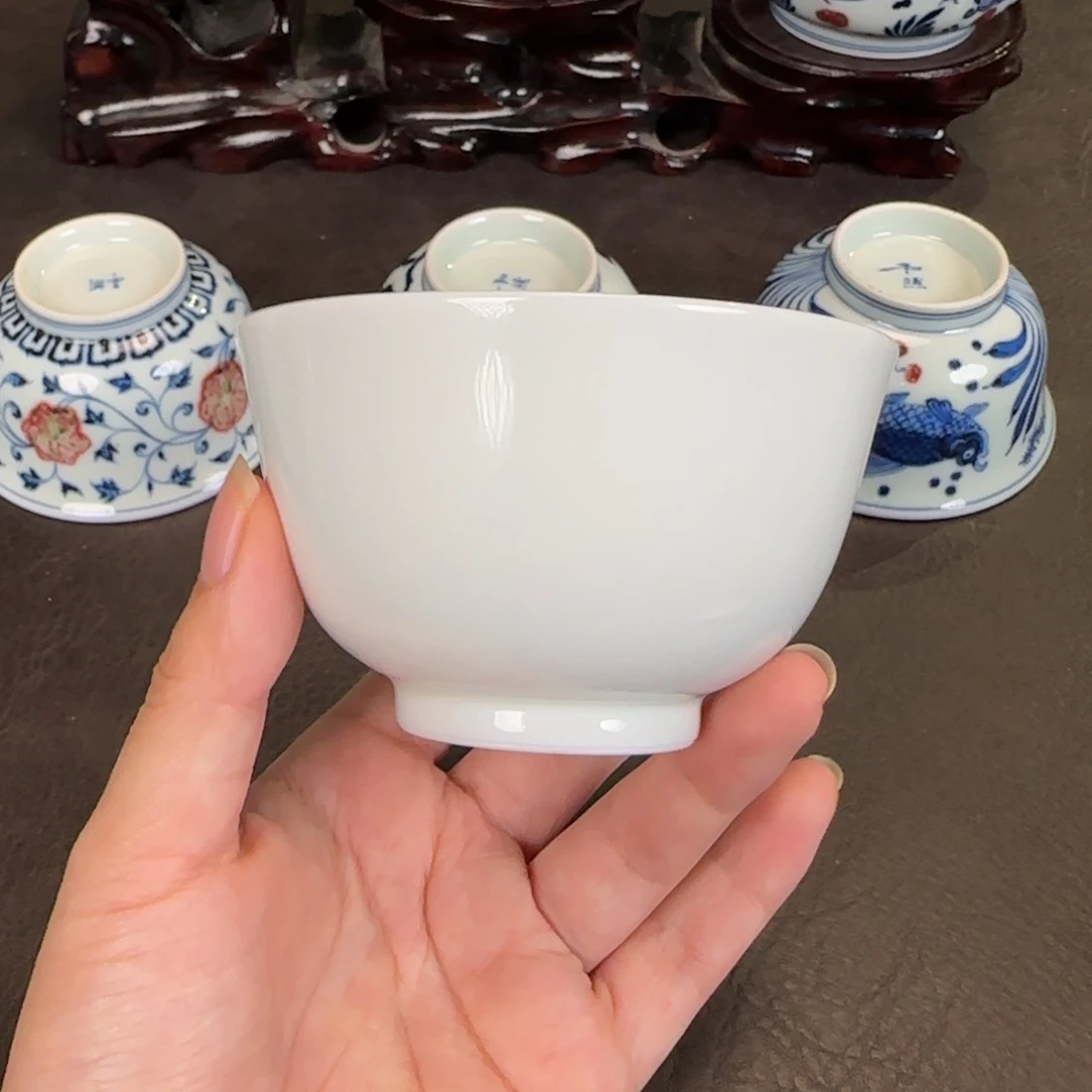 景德镇白胎系列撇口