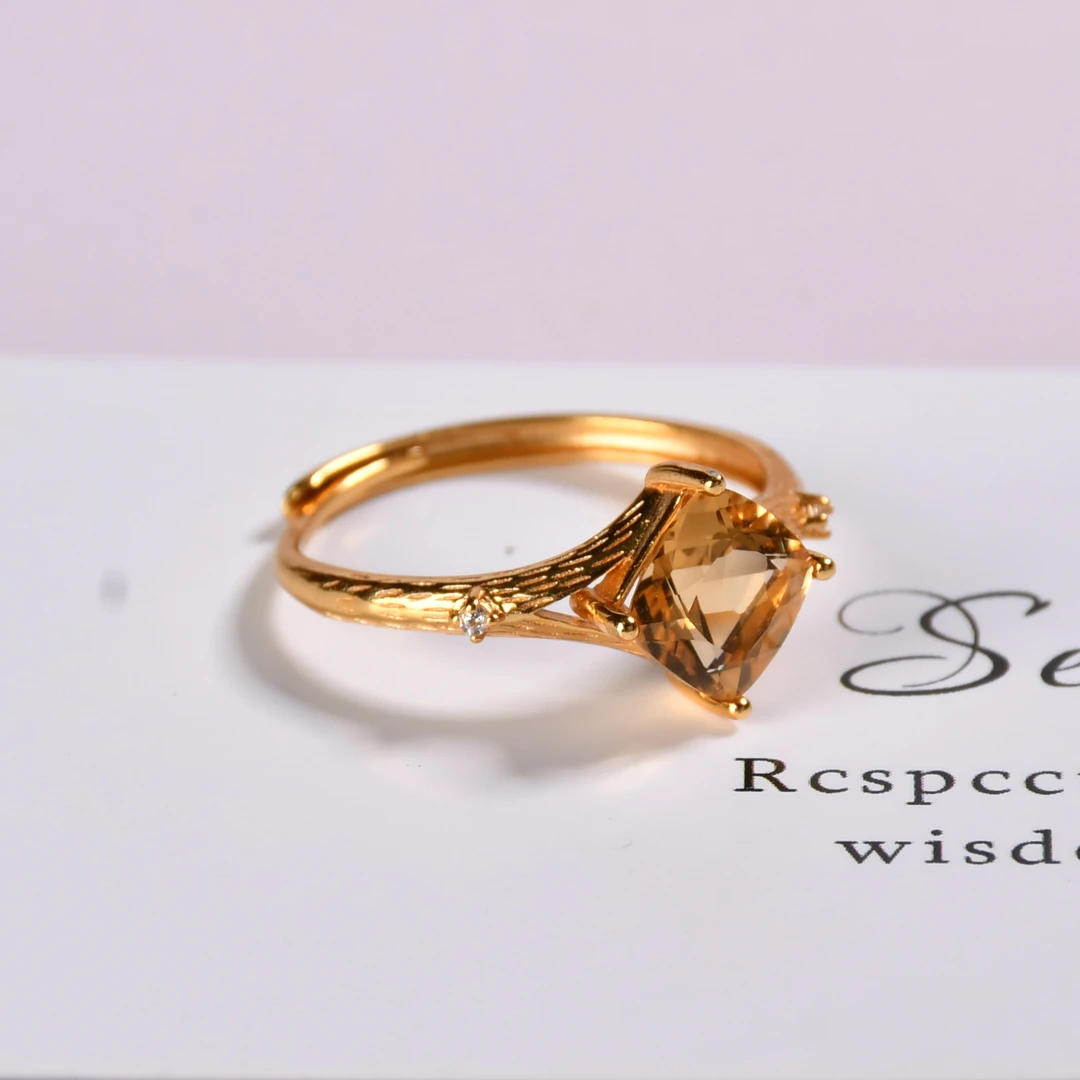 「旭芒」黄水晶戒指·招米旺运的「财富之石」臻藏首选·多样性发一