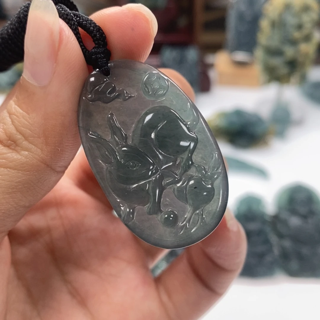 翡翠未镶嵌颈饰天然翡翠