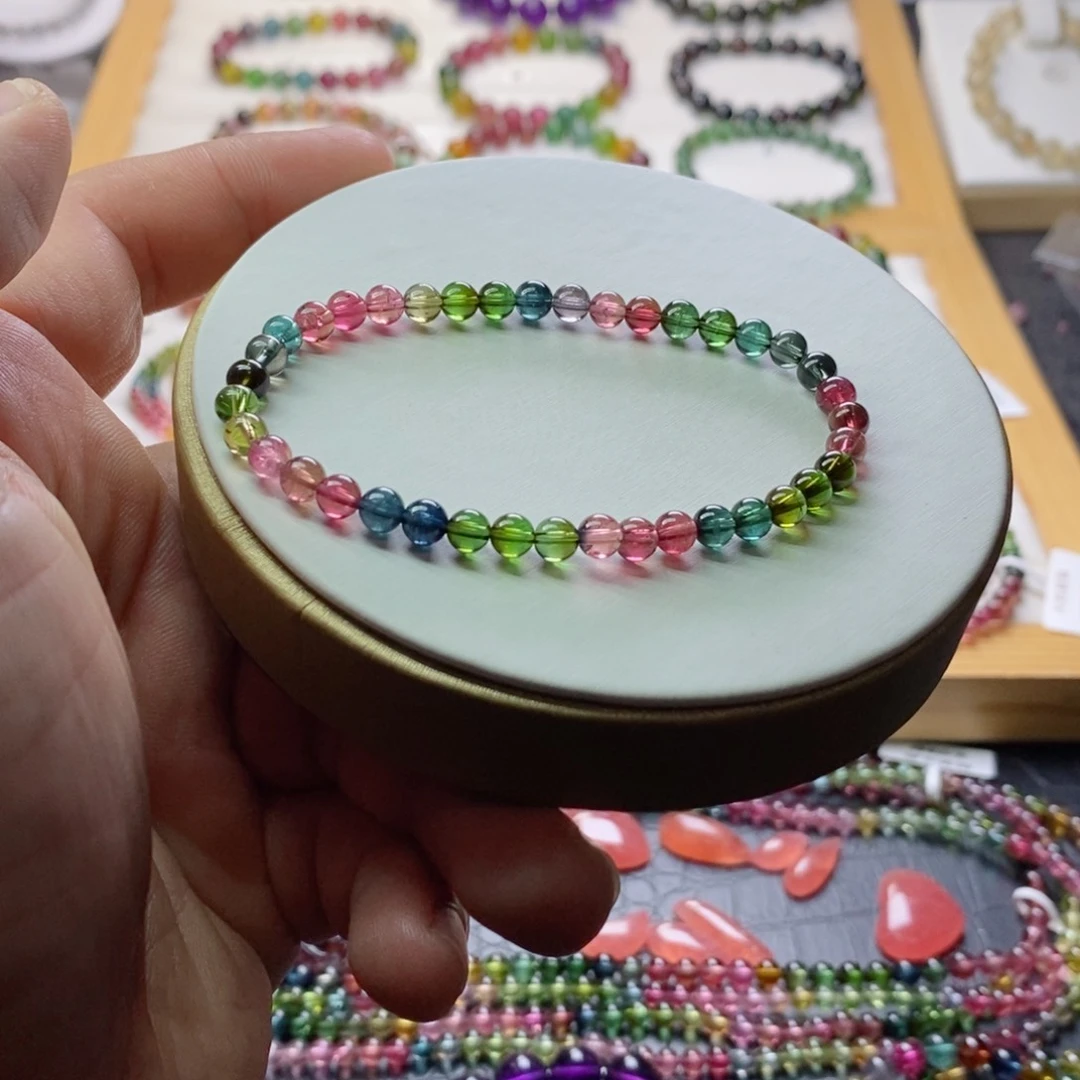 碧玺碧玺手链未镶嵌