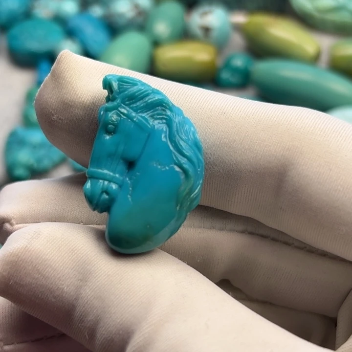 绿松石未镶嵌原矿保真