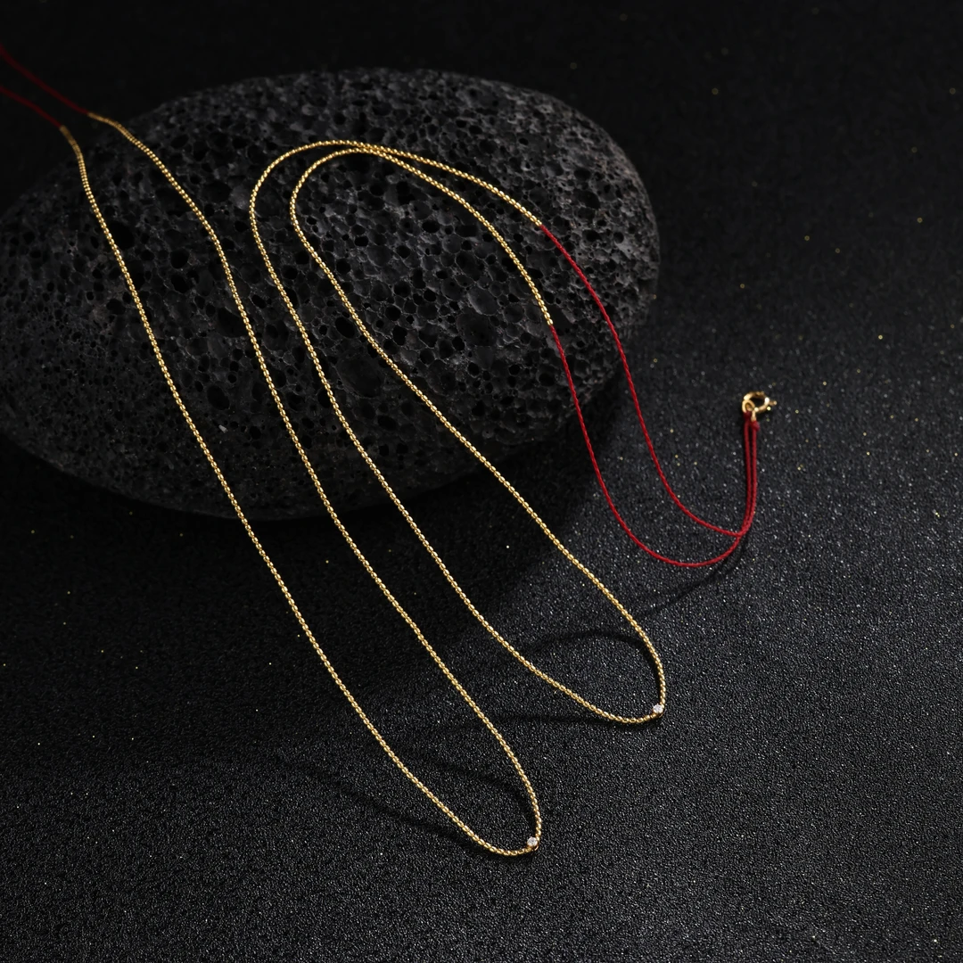 【举石臻选】TA0724-127-4个性项链18k（一件/自选/多样性发）E