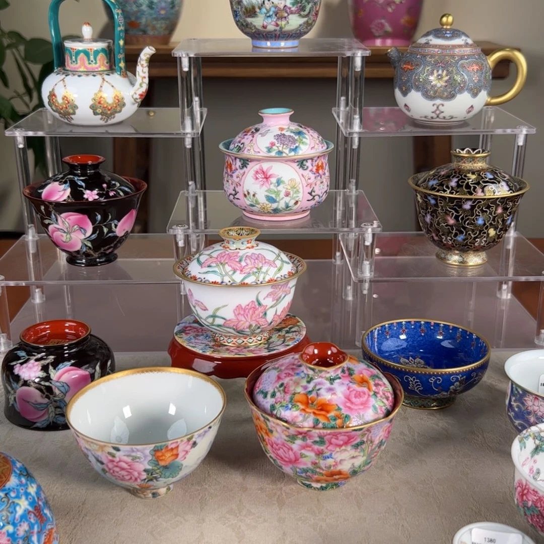 乐***?纯手工手绘 高端茶器