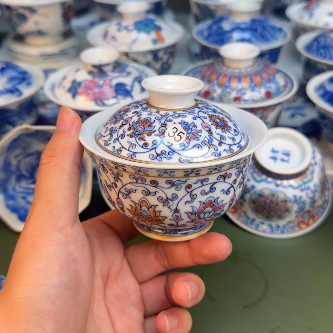 彦祖纯手工手绘茶具35