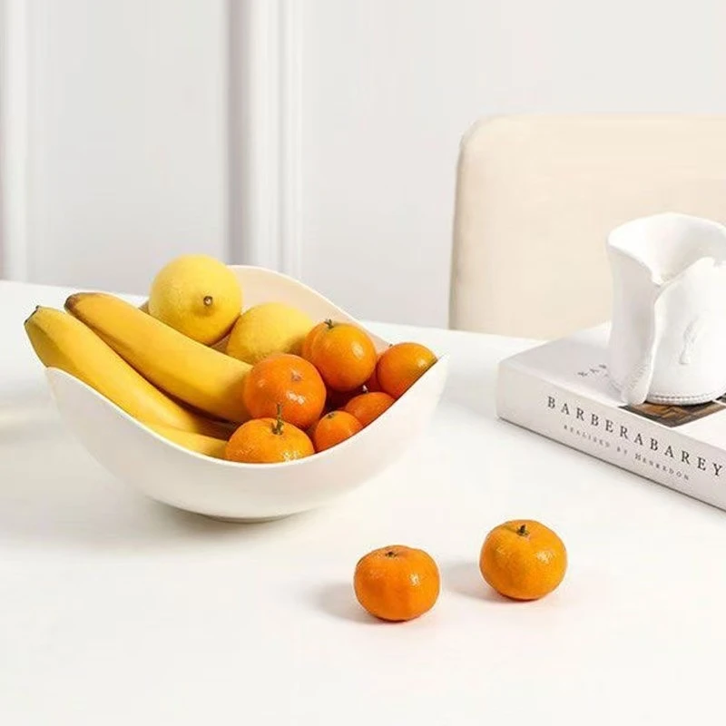 新款轻奢ins水果盘客厅家用高颜值茶几果盘轻奢风零食盘干果盘