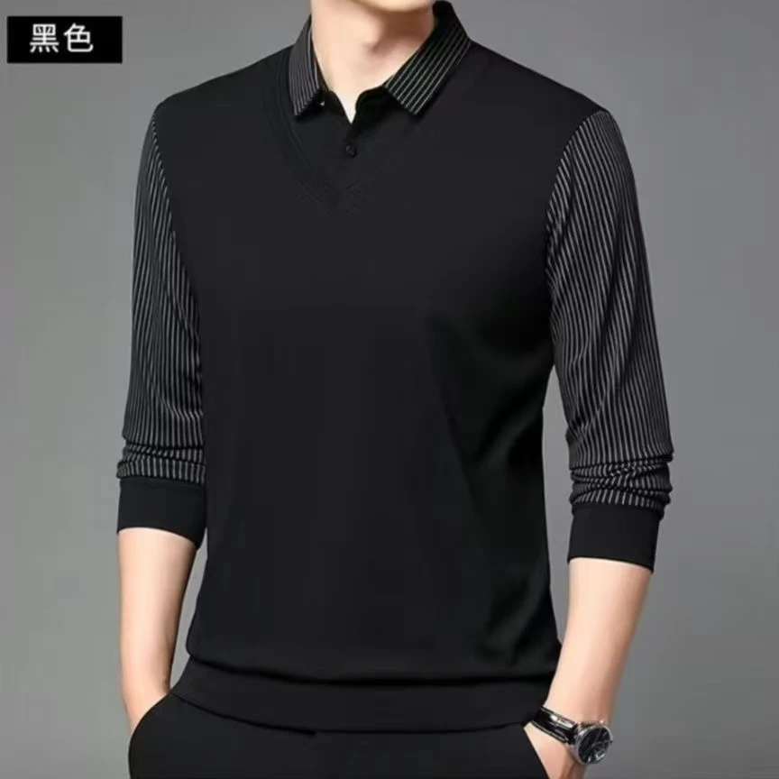 C588#时尚假两件卫衣绒衫（125.100~130斤）