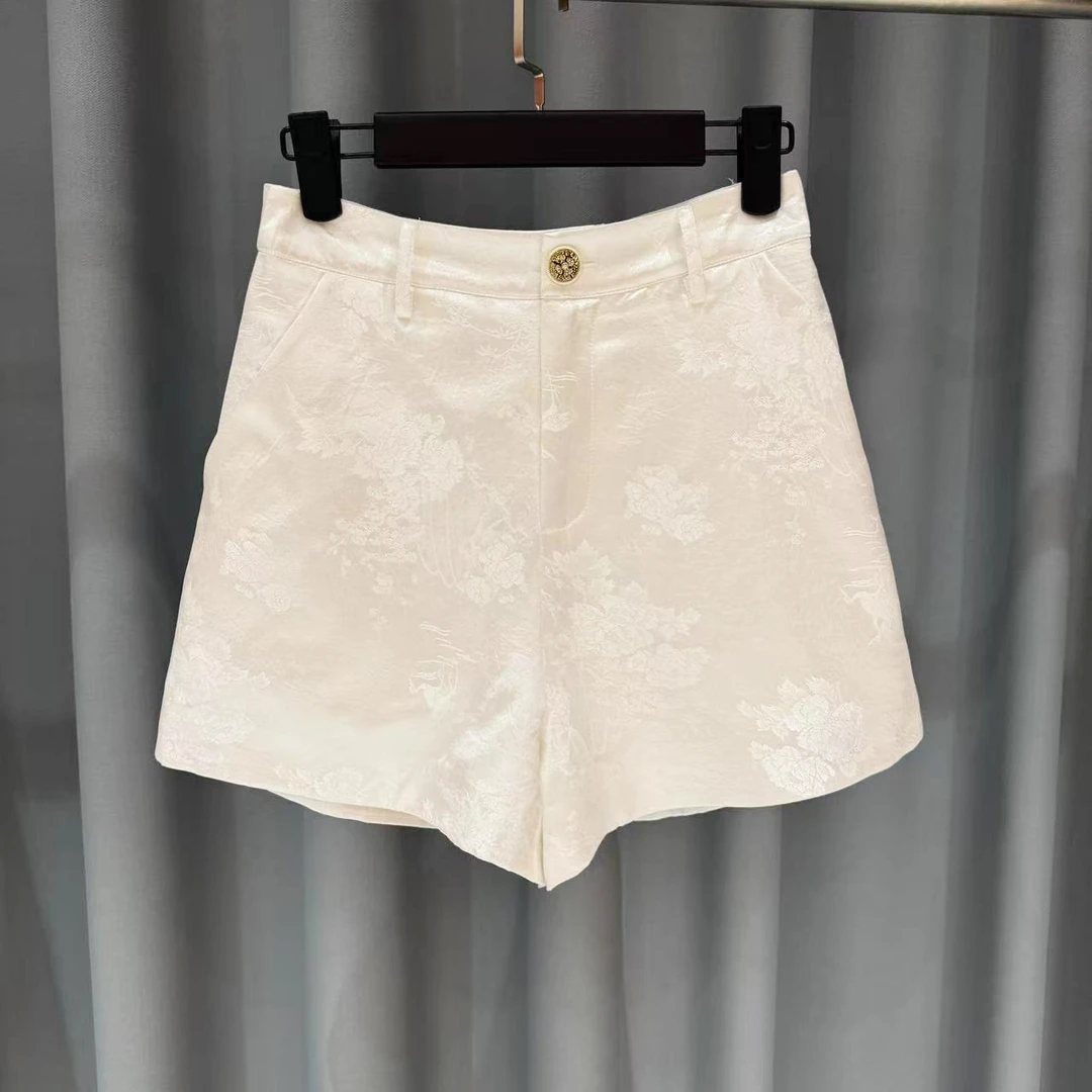 醋酸短裤2025新款时尚休闲百搭夏季裤子