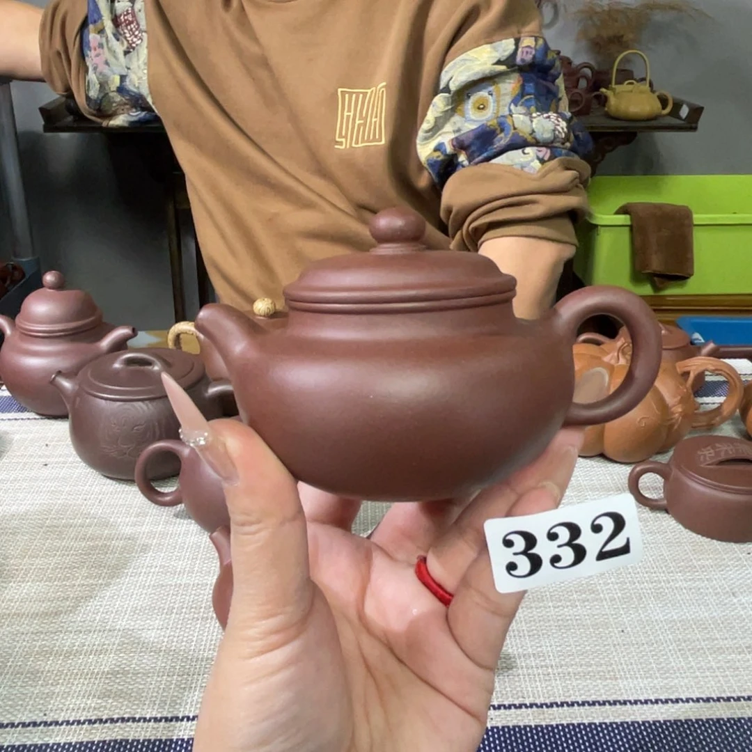 紫砂茶杯宜兴原矿紫砂精品手工