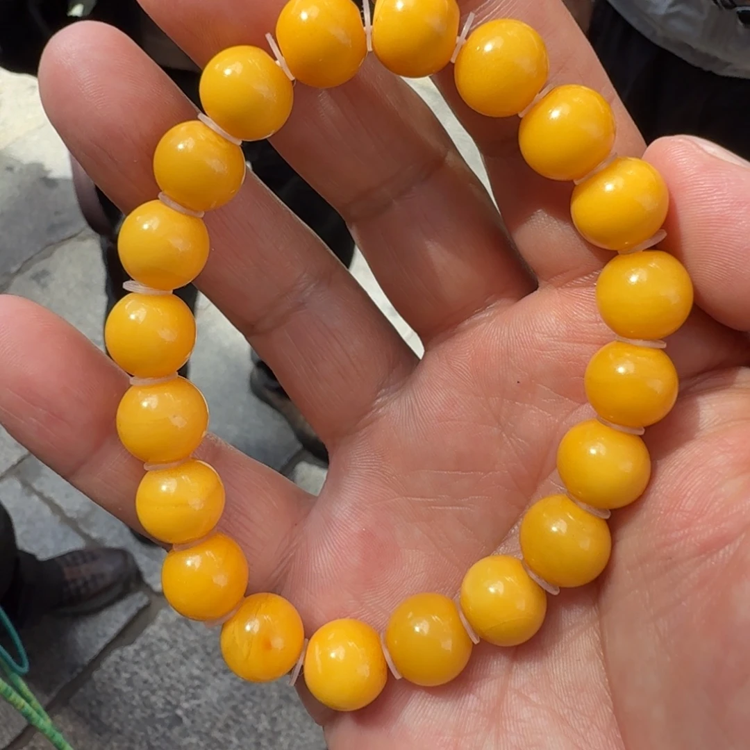 蜜蜡未镶嵌颈饰藏传精品吊坠项链套装