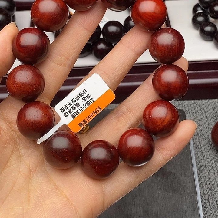 小叶紫檀手串/手链1.8原汁原味靠内二毛孔细