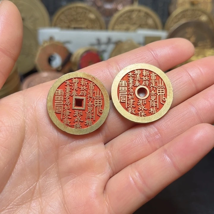 铜现代工艺山鬼一对