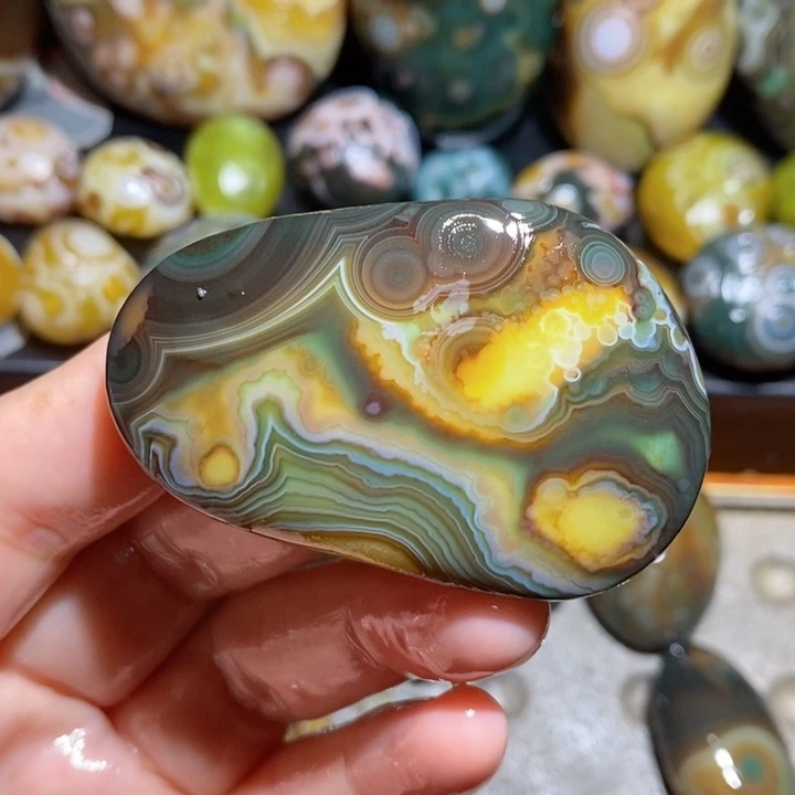 未镶嵌玛瑙/玉髓珠宝半成品163