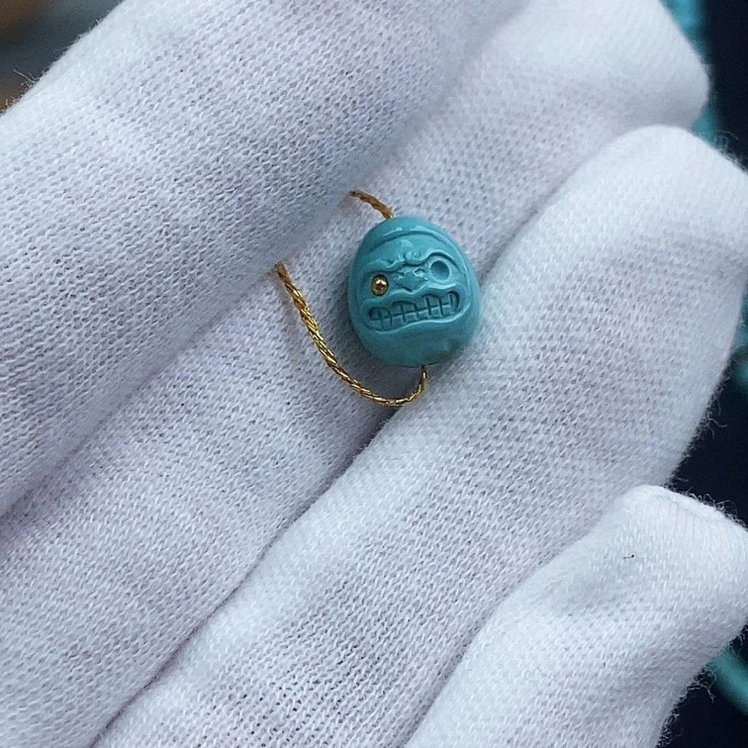 未镶嵌绿松石珠宝奇石