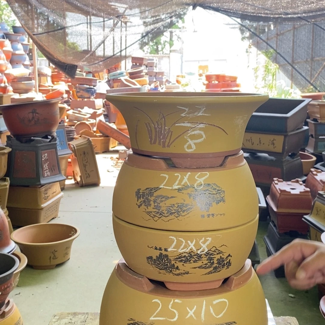 紫砂花盆紫砂紫砂