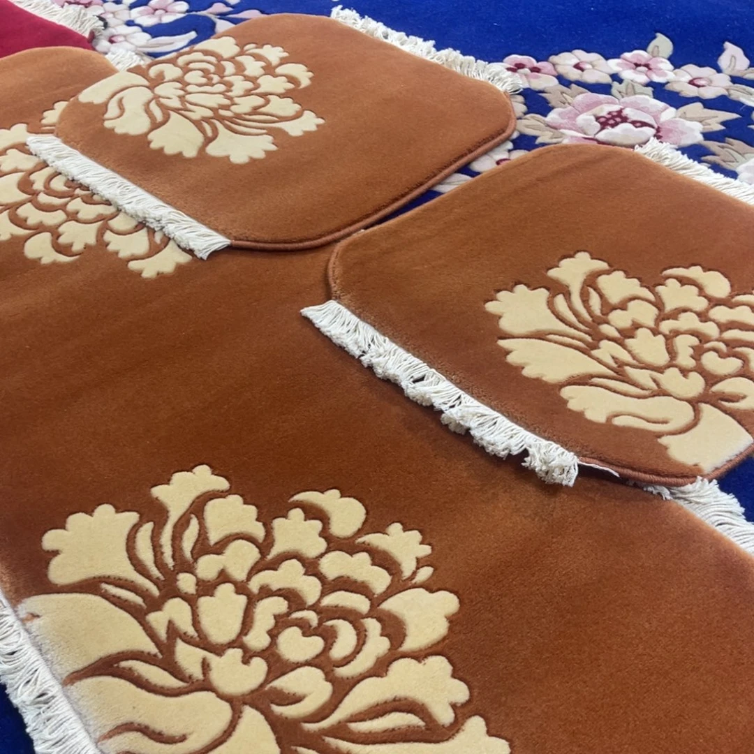 羊毛纯羊毛汽车坐垫一套