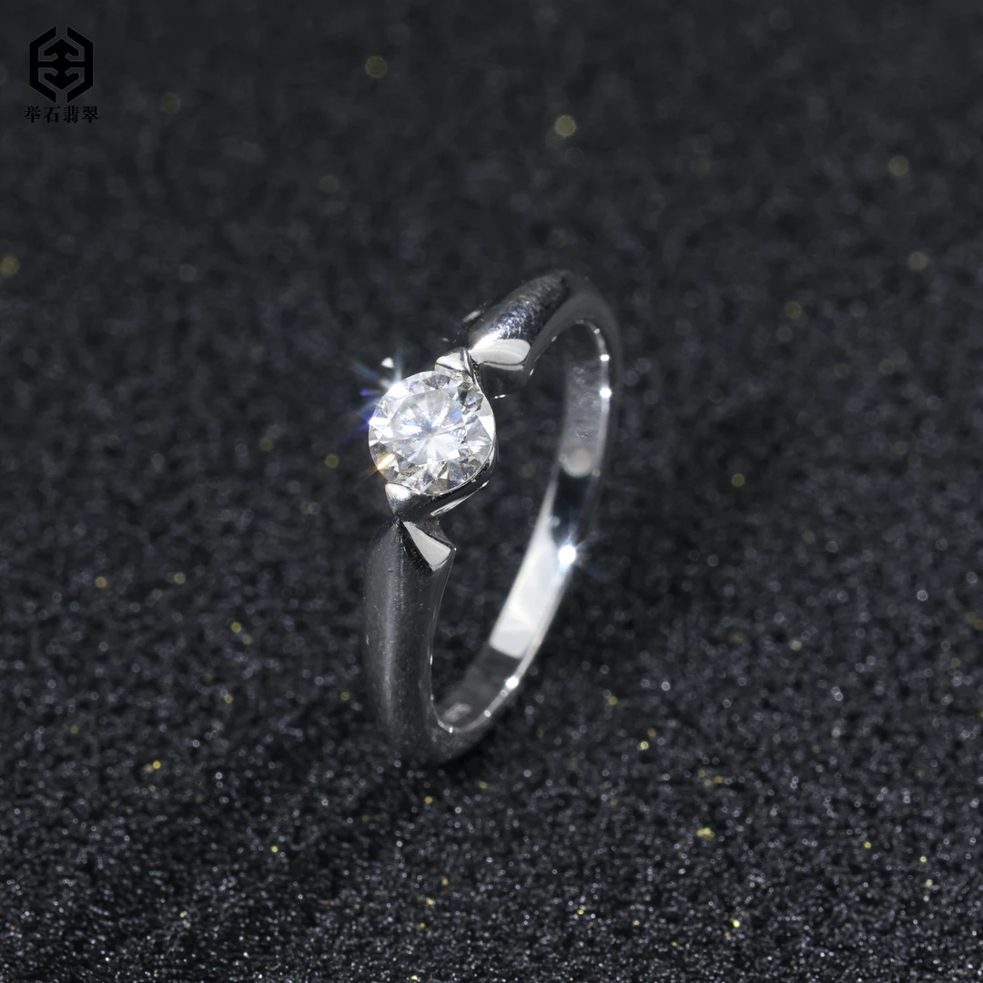 925银莫桑石银制品 TH0816-9819-78莫桑钻戒指（自选/多样性发一）Q