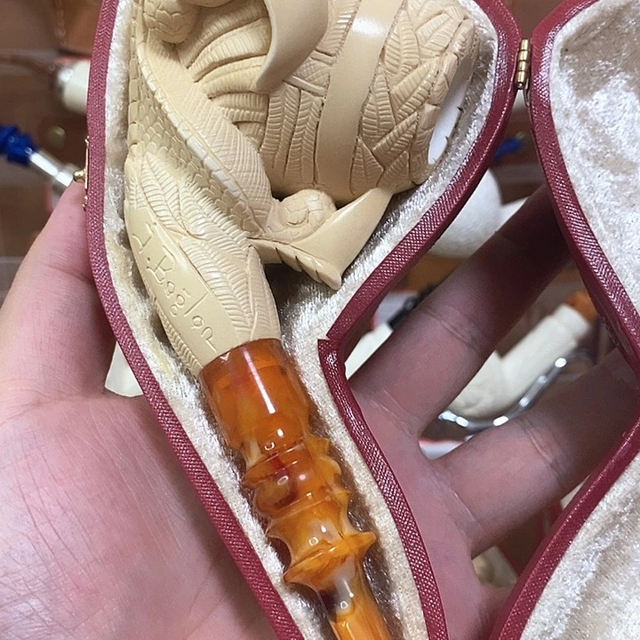 ****屁海泡石烟斗 大号龙抓蛋