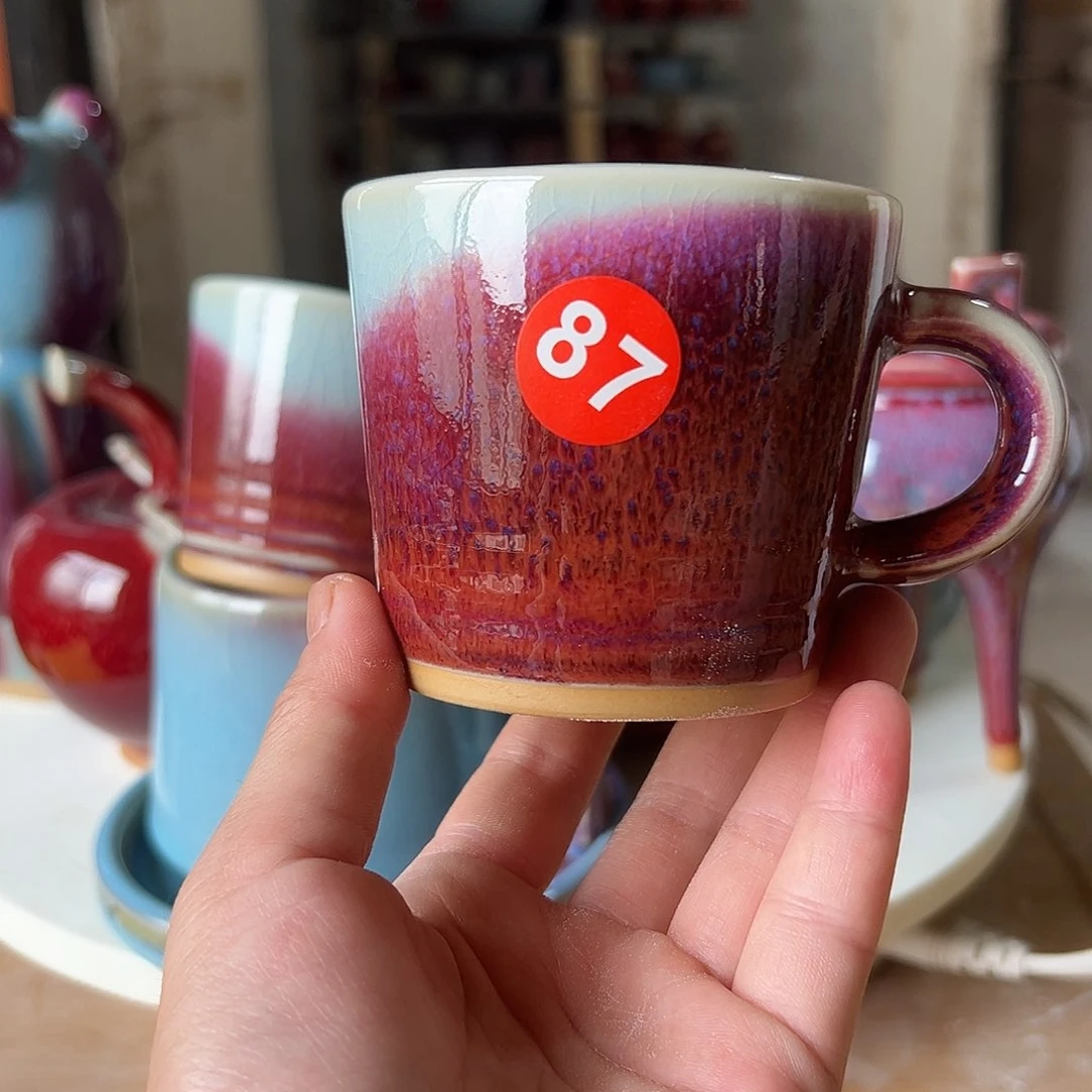 摆件郑家钧窑摆件微