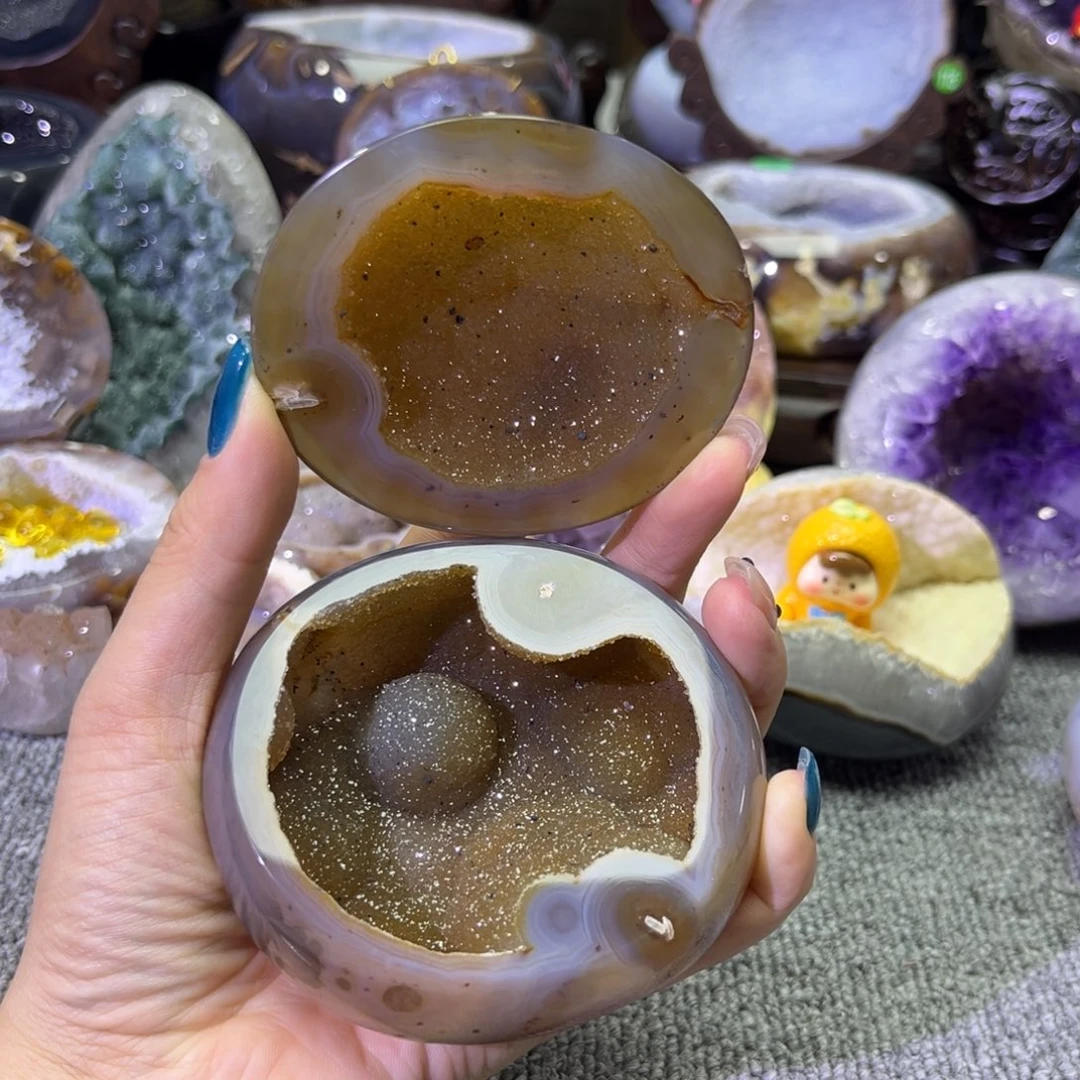 摆件未镶嵌紫晶聚宝盆