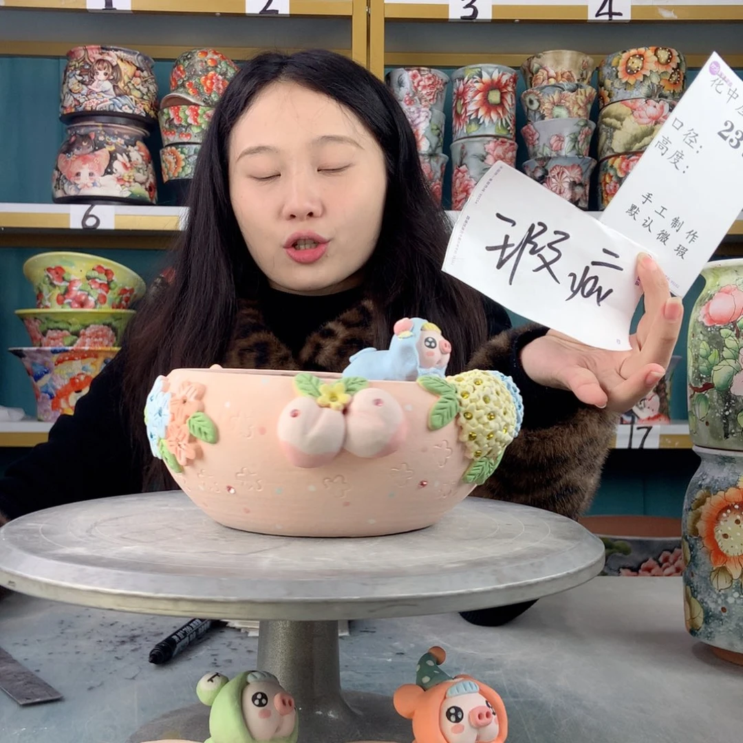 罐景德镇手工瑕疵237