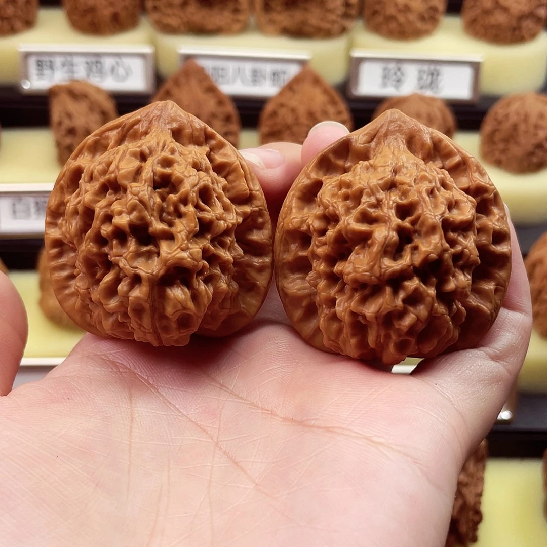 文玩核桃把件官帽43尺7045