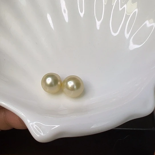 未镶嵌耳饰海水珍珠?****?定制耳钉