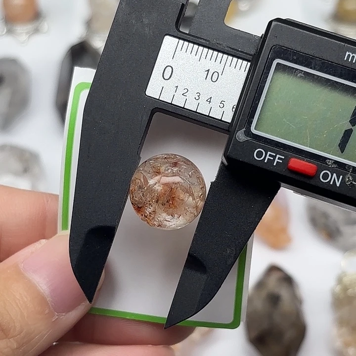 颈饰未镶嵌水晶14mm+闪灵钻圆珠默认微瑕