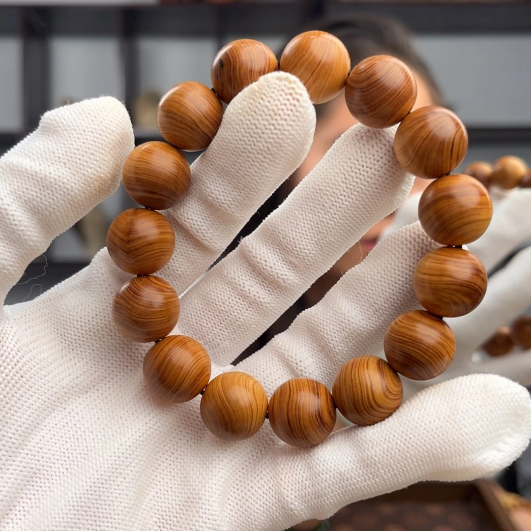 柏木（崖柏）手串/手链15红油乱纹板根骨料药薄荷22.6