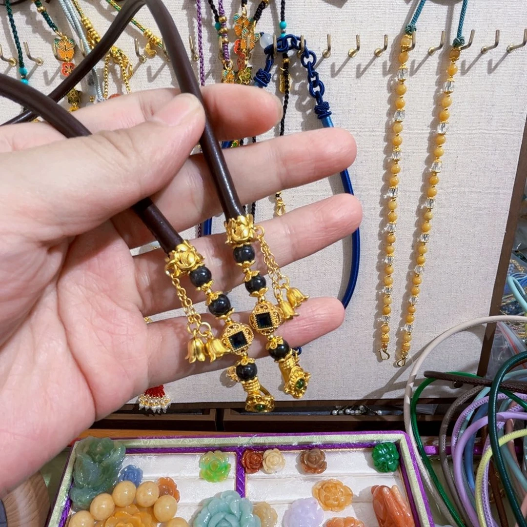 翡翠挂件未镶嵌代编织