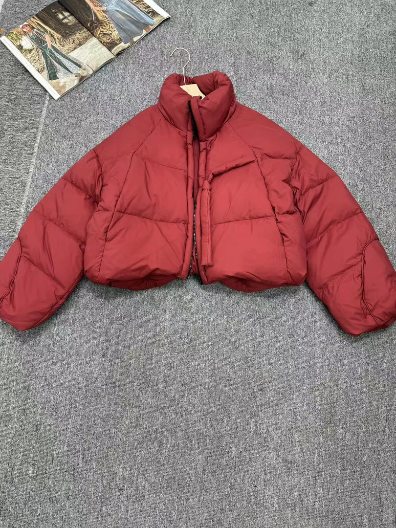 欧货女装冬季新款时尚洋气休闲保暖立领百搭羽绒服