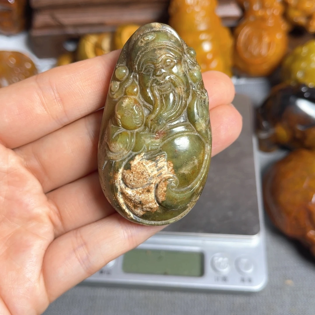蛇纹石玉合金颈饰嗯嗯