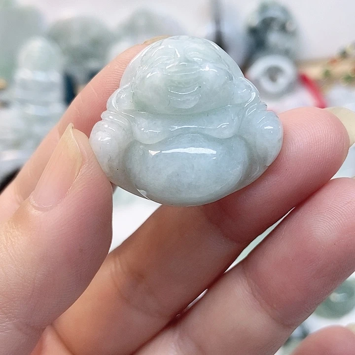 颈饰未镶嵌翡翠佛公